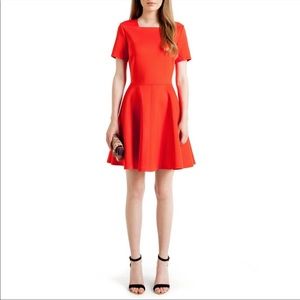 Ted Baker mini red short sleeve dress like brand new 😍 size 1 but fits 0-2